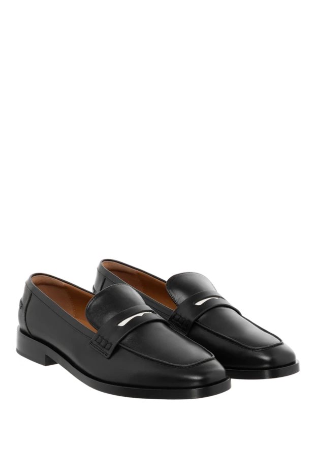 Fleur de Paris лоферы женские кожаные черные 185101 - фото 3