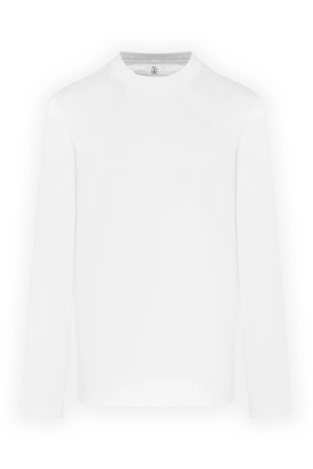 Ерлерге арналған ақ мақтадан жасалған свиттері - фото 1