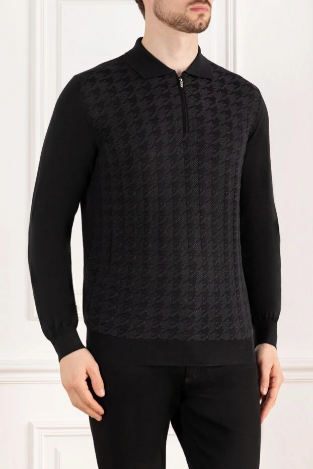 Zilli қара түсті ұзын жеңді поло 185177 - фото 3