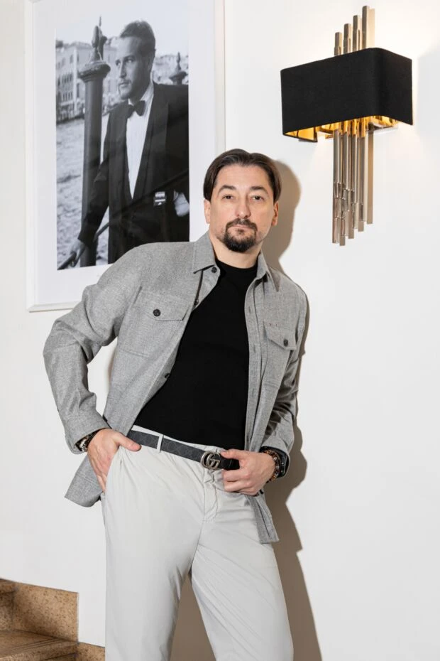 Тар қайтымды белбеу GG Marmont сұр - фото 2