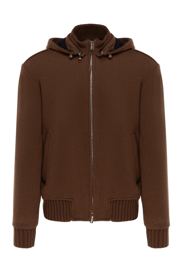 Men's brown cashmere sweatshirt - photo 1