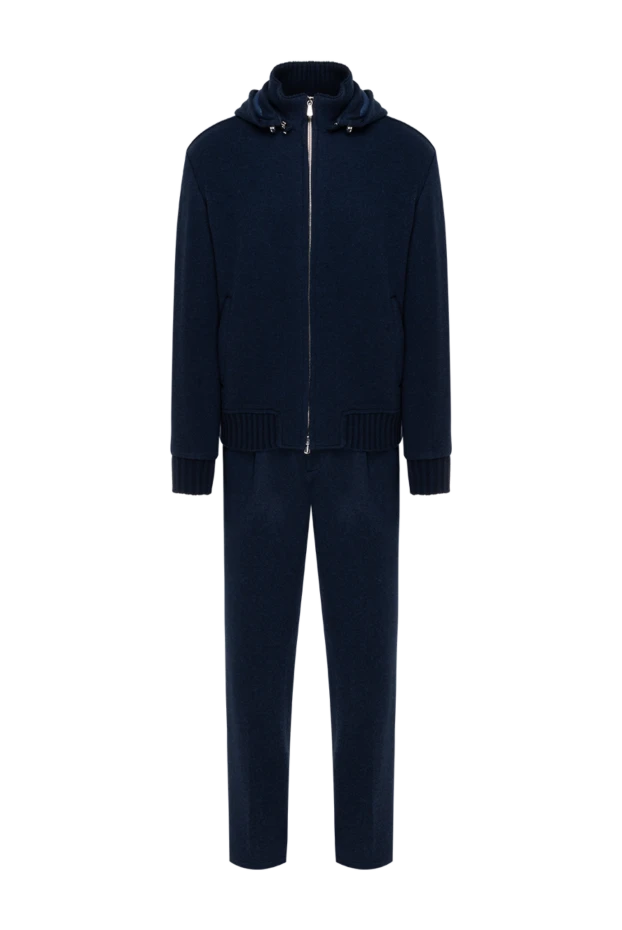 Warm sports suit for men blue - photo 1