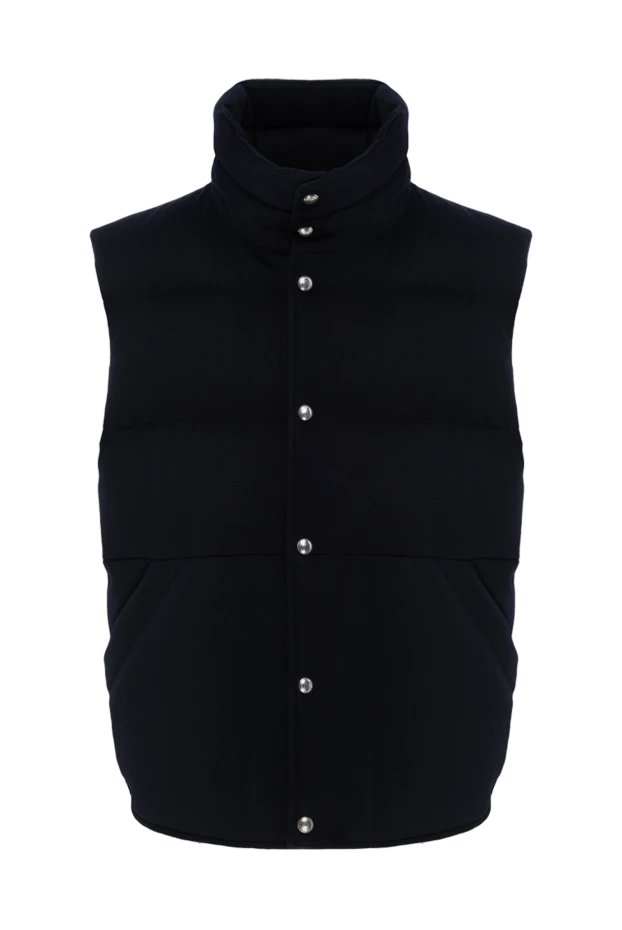 Lance Puffer кашмир жилет көк түймелері бар ерлерге арналған - фото 1