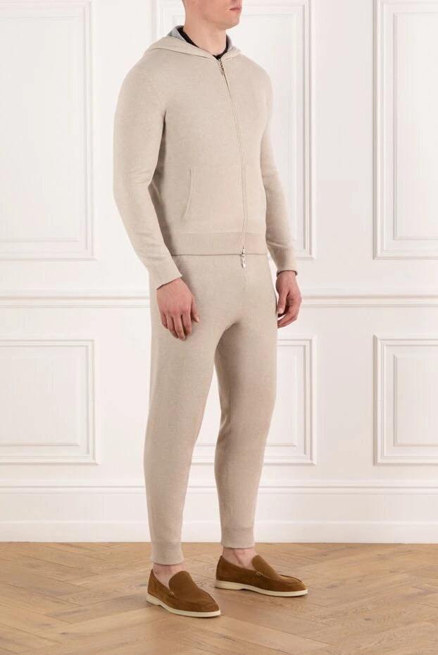 Loro Piana beige men's cashmere sports suit 185361 - photo 3