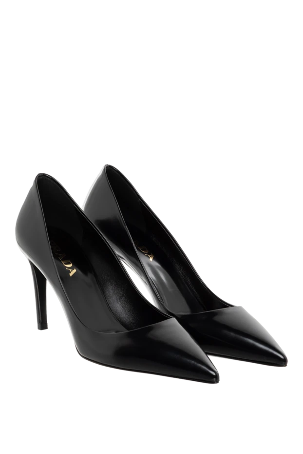 Prada туфли из лакированной кожи черные 185377 - фото 3