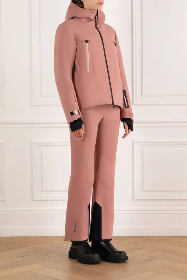 Moncler горнолыжный костюм grenoble розовый женский 185401 - фото 3