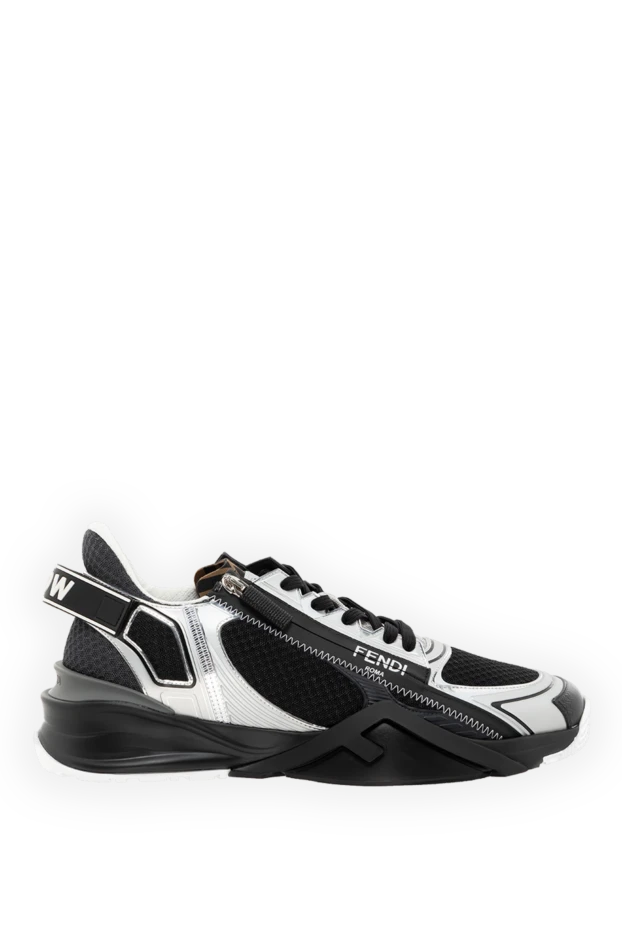 Ерлерге арналған найзағайлы қара торлы кроссовкалар - фото 1