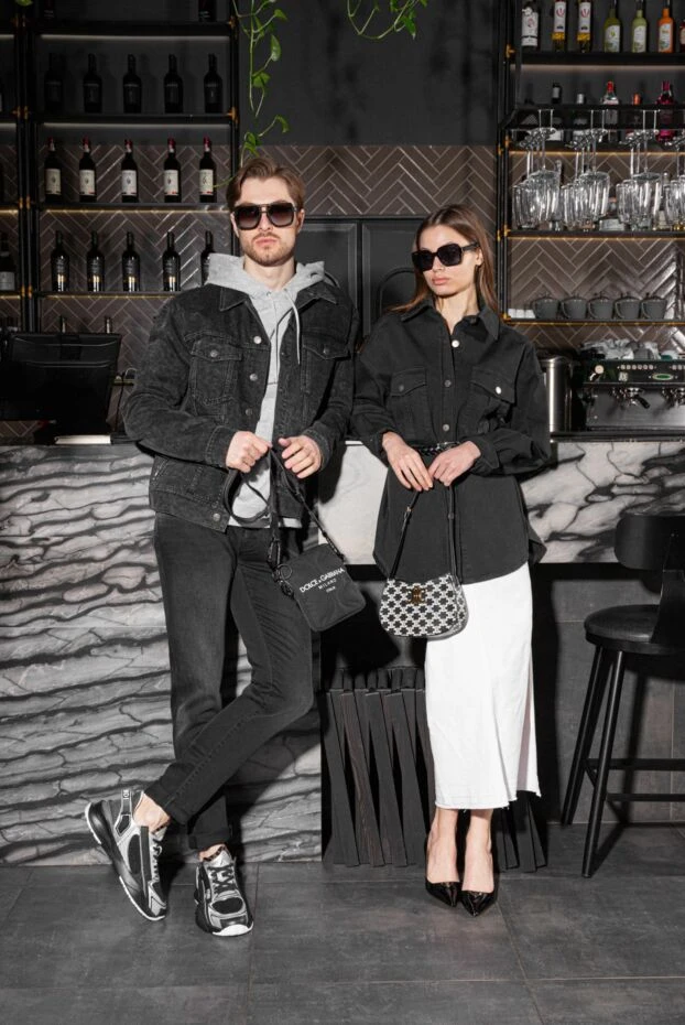 Ерлерге арналған найзағайлы қара торлы кроссовкалар - фото 2