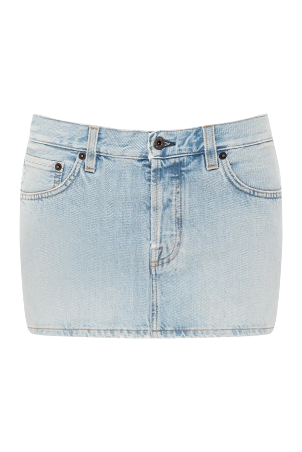 Balmain woman blue denim skirt 184884 - photo 1