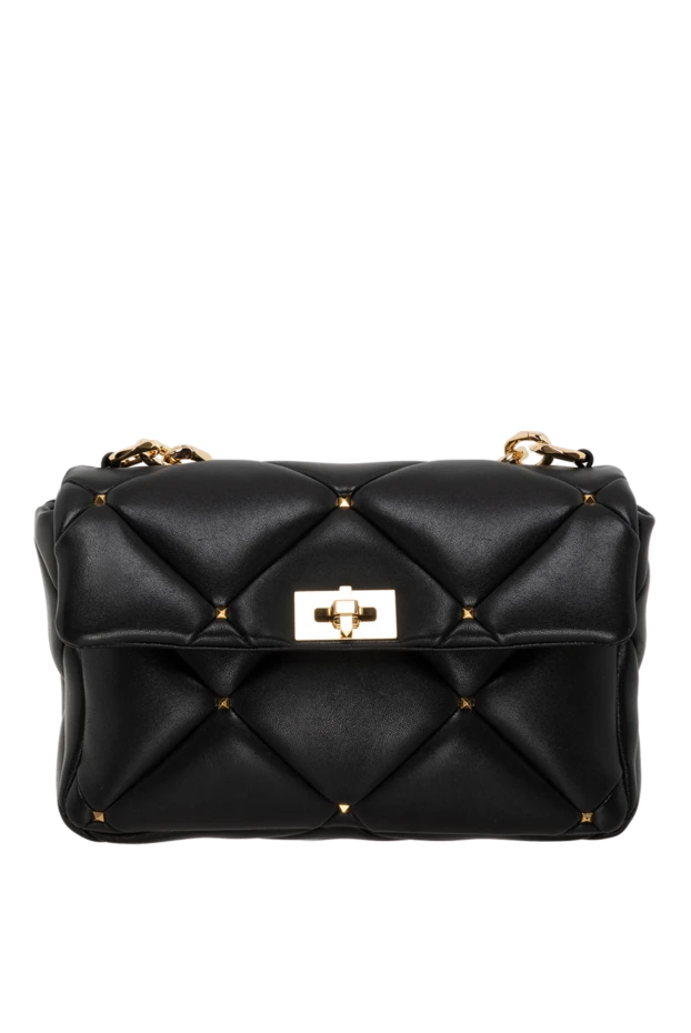 Garavani Roman Stud bag in black nappa leather for women - photo 1