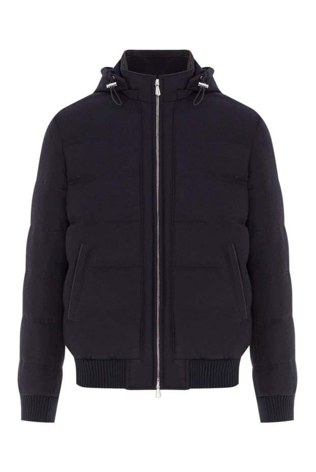 Логотипі бар қара ерлер былғары белбеуі - фото 1