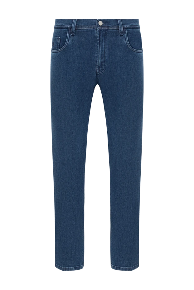 Scissor Scriptor men's blue jeans made of cotton and cashmere 185591 - photo 1