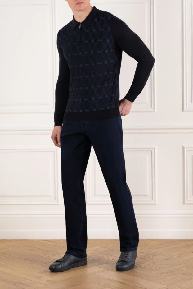 Scissor Scriptor классикалық қара ерлер джинсы 185592 - фото 2