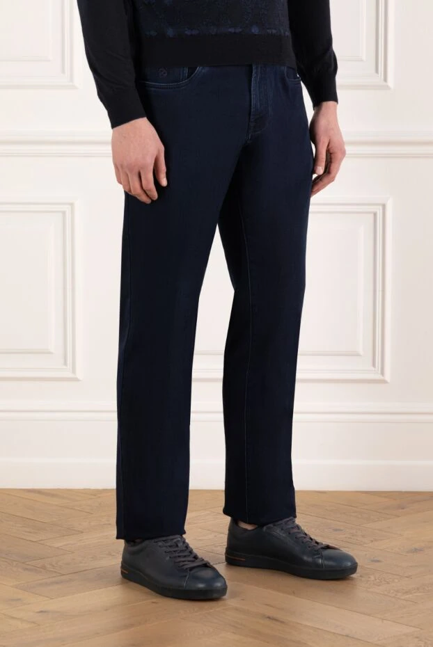 Scissor Scriptor классические джинсы черные мужские 185592 - фото 3