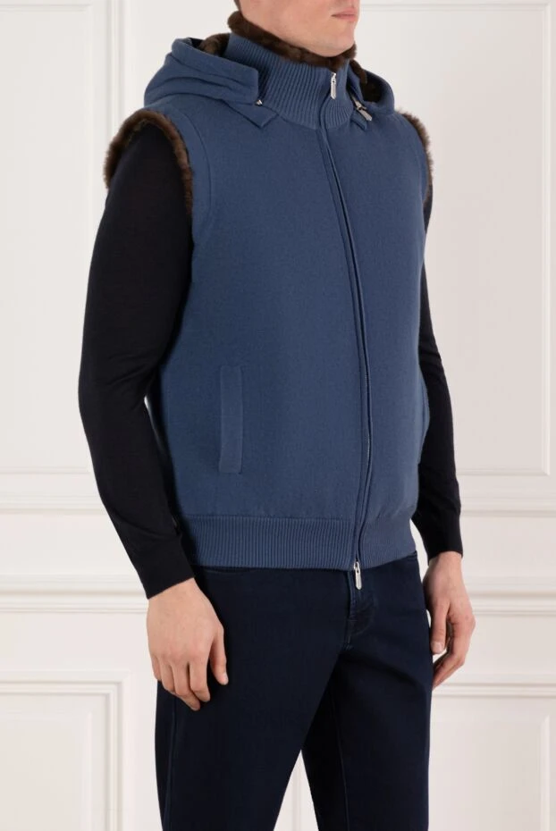 Svevo капюшоны бар көгілдір үлбіреген ерлер кеудеше 185603 - фото 3