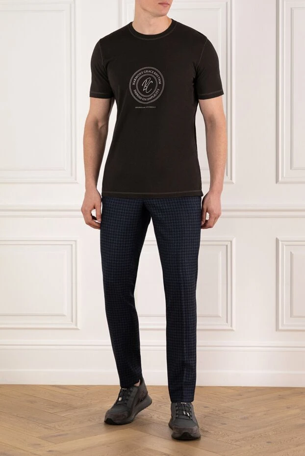 Berwich қошқыл көк жүннен жасалған шалбар 185604 - фото 2