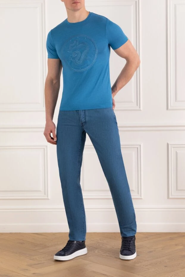 Kiton джинсы прямого кроя с классической посадкой и фирменной фурнитурой
185690 - фото 2