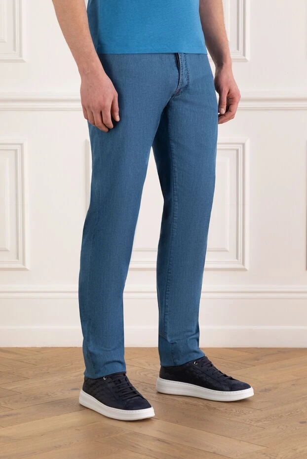 Kiton straight-leg jeans with a classic fit and signature hardware
 185690 - photo 3
