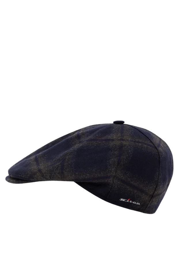 Kiton ерлерге арналған көк шашақ жүннен жасалған қалпақ 185701 - фото 3