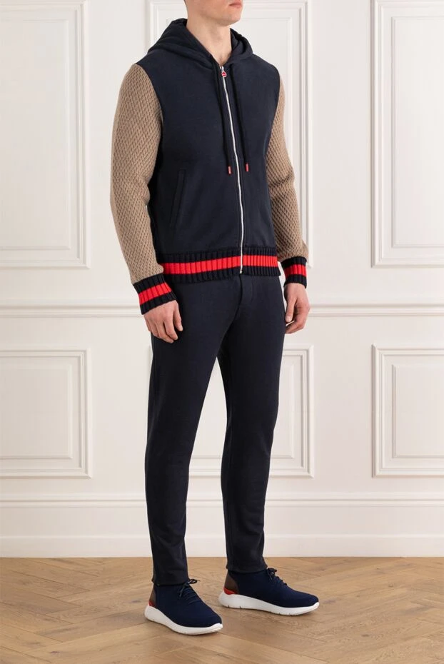 Kiton ерлердің спорттық костюмі көк 185711 - фото 3