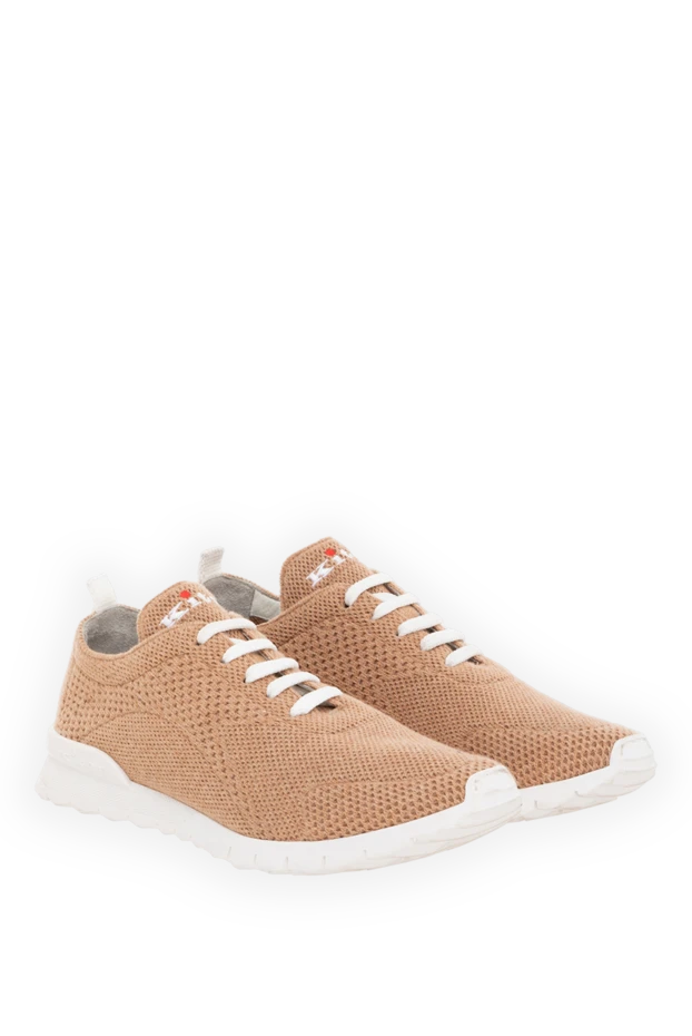 Kiton коричневые кроссовки модели fit из кашемира женские 185723 - фото 3