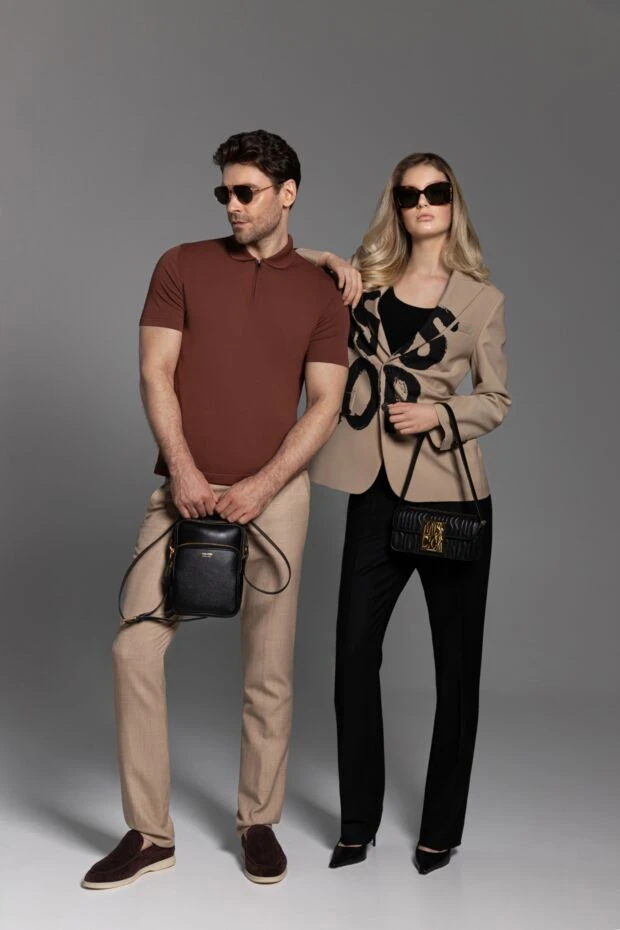 Туфли-лодочки из натуральной кожи черные - фото 2