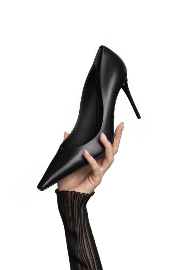 Dolce & Gabbana туфли-лодочки из натуральной кожи черные 185948 - фото 3