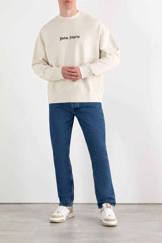 Мужской хлопковый свитшот базового кроя
 - фото 2