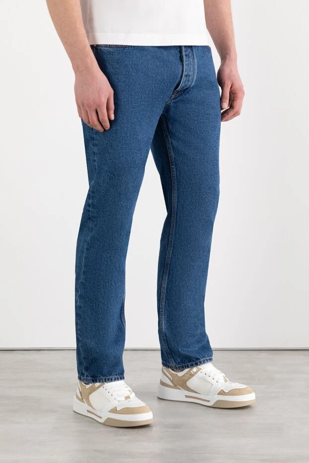 Palm Angels ерлерге арналған тік аяқты джинсы көк 185968 - фото 3