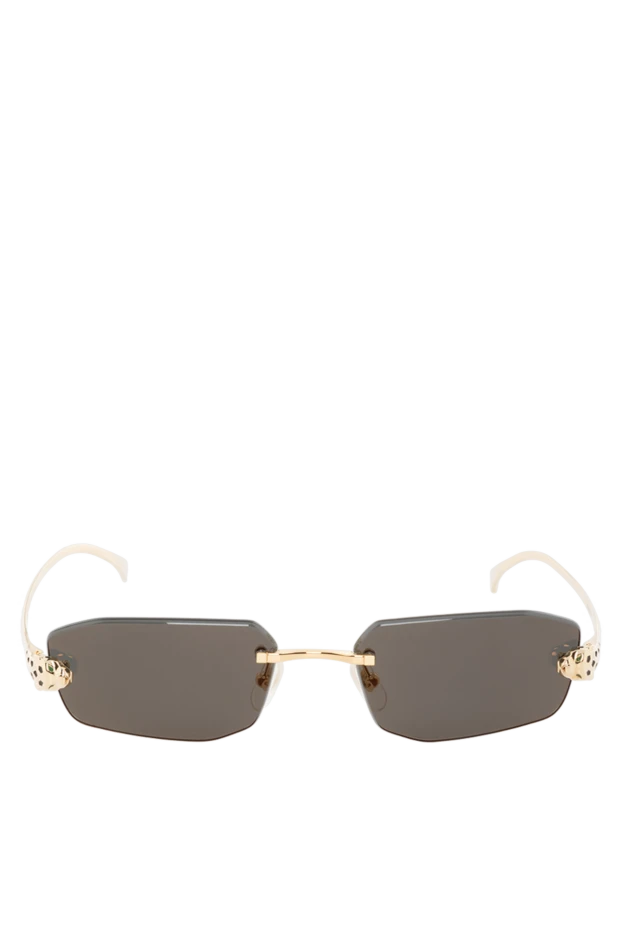 Прямоугольные солнцезащитные очки Panthère золотистого цвета - фото 1