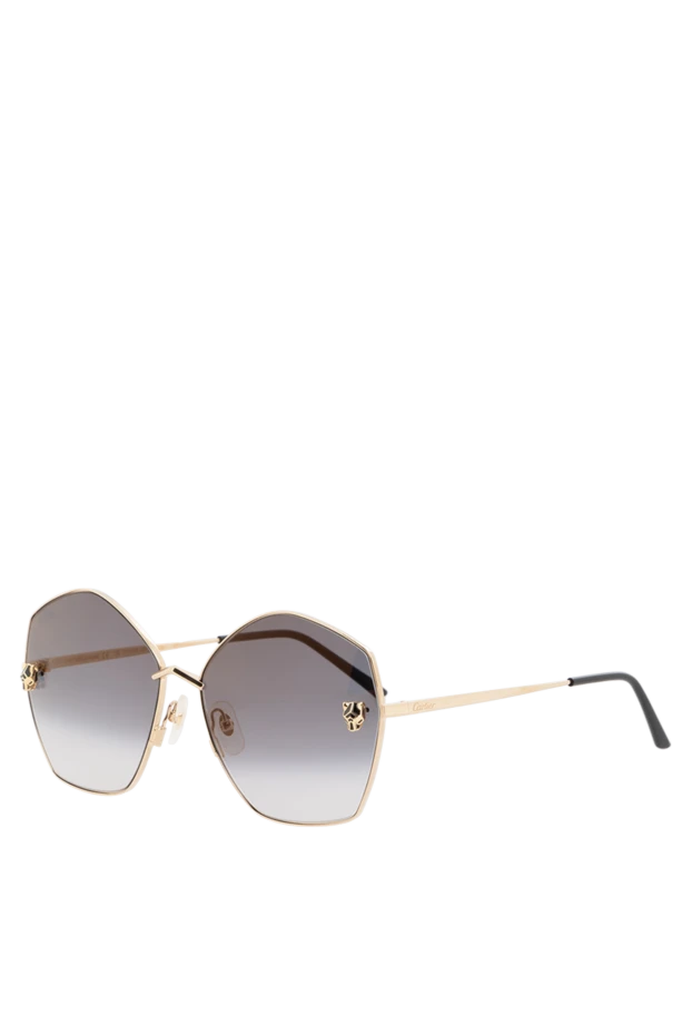 Cartier большие солнцезащитные очки panthère женские 186011 - фото 3