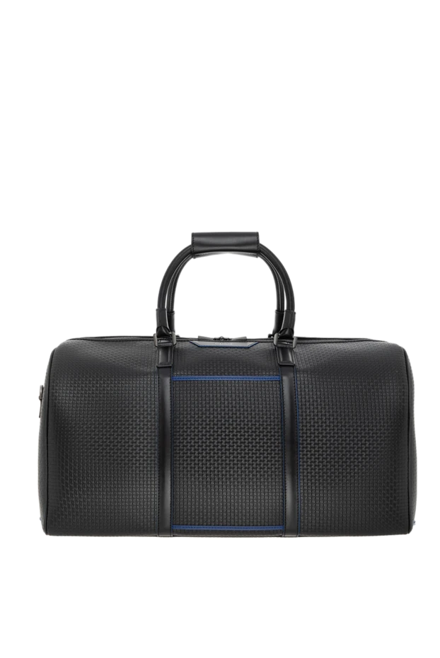 Дорожная сумка из черного холста с покрытием Stepan - фото 1