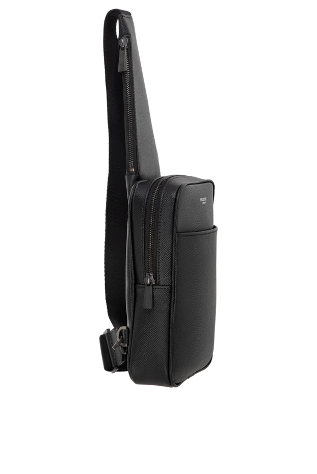 Serapian сумка через плечо sling из кожи evoluzione черная 186091 - фото 3