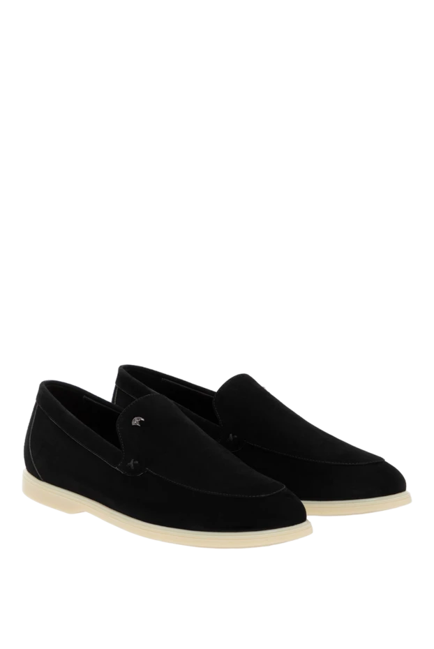Stefano Ricci summer black loafers for men made of suede 186165 - photo 3