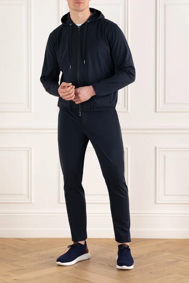 Tombolini спортивный костюм синий на молнии с капюшоном 186168 - фото 2