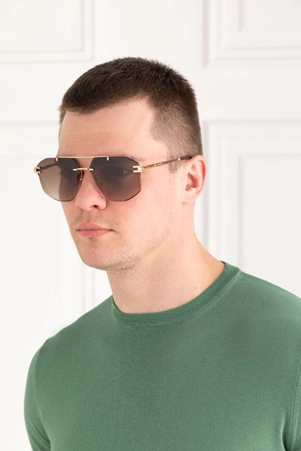 Chopard солнцезащитные очки авиатор безоправные мужские 186268 - фото 3