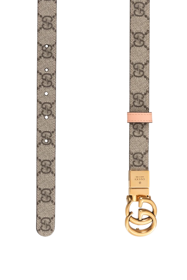 Double-sided narrow belt GG Marmont made of genuine leather - photo 2