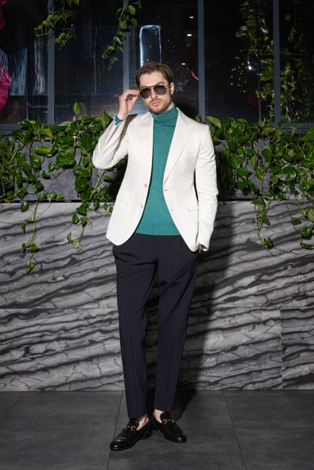 Gucci men's loafers jordaan black made of genuine leather 186293 - photo 3