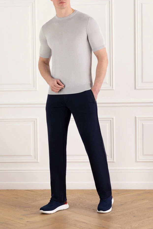 Cesare di Napoli табиғи матадан тігілген ерлер шалбары, жылы 186336 - фото 2