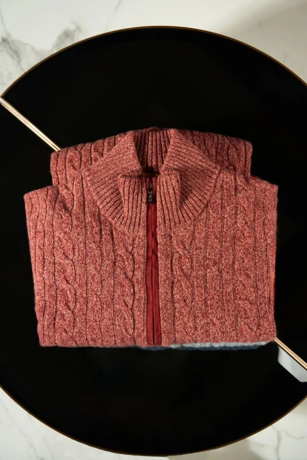 Loro Piana treccia кашемир секіргіш қызыл 186356 - фото 3