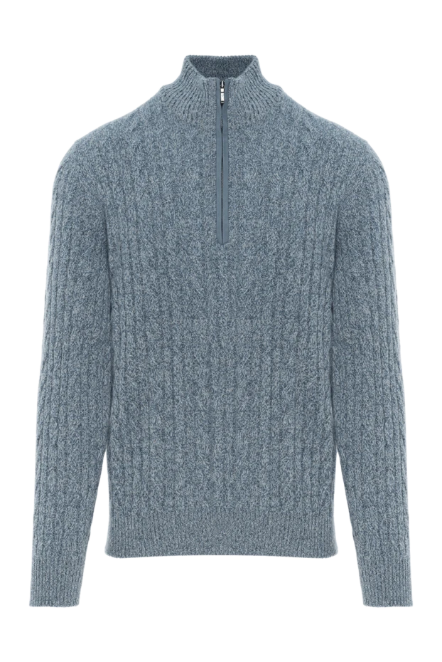 Серый кашемировый тройер для мужчин - фото 1