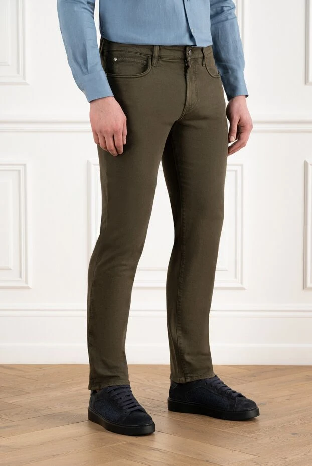 Loro Piana джинсы с пятью карманами из хлопкового денима 186361 - фото 3