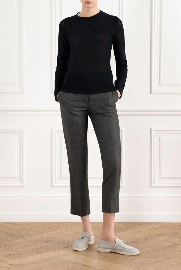Women's black cashmere jumper - photo 2