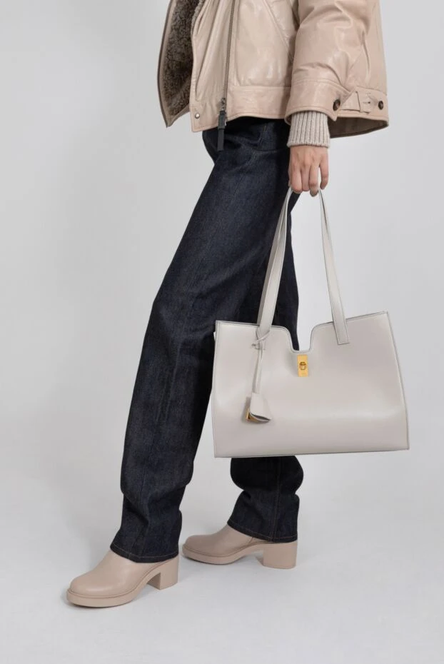 Loro Piana джинсы sade женские синие из хлопка и кашемира 186382 - фото 2