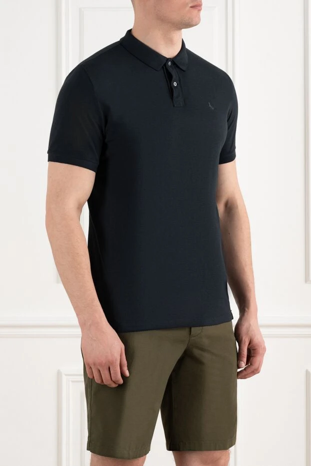 Gran Sasso мақта түймелері бар ерлер көк полосы 186395 - фото 3