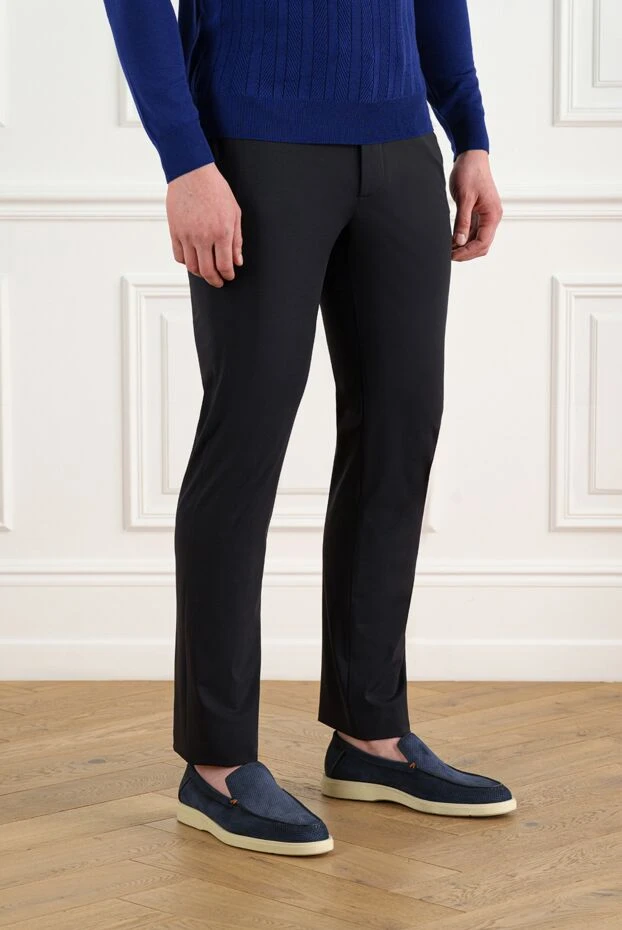 Cesare di Napoli галстукпен ерлер көк шалбары 186426 - фото 3