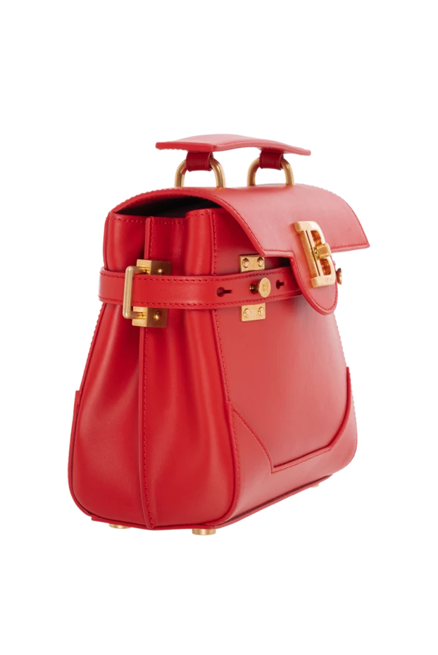 Balmain әйелдерге арналған тегіс былғарыдан жасалған b-buzz 23 сөмкесі
 186465 - фото 3