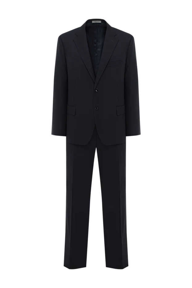 A formal wool suit with straight trousers and a single-breasted jacket - photo 1