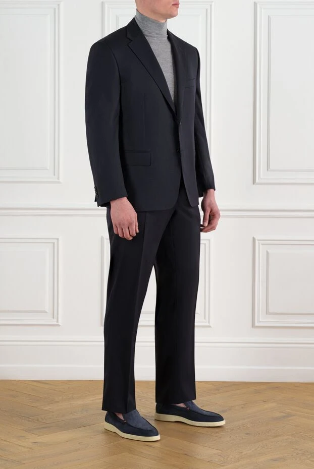 Corneliani a formal wool suit with straight trousers and a single-breasted jacket 186555 - photo 3