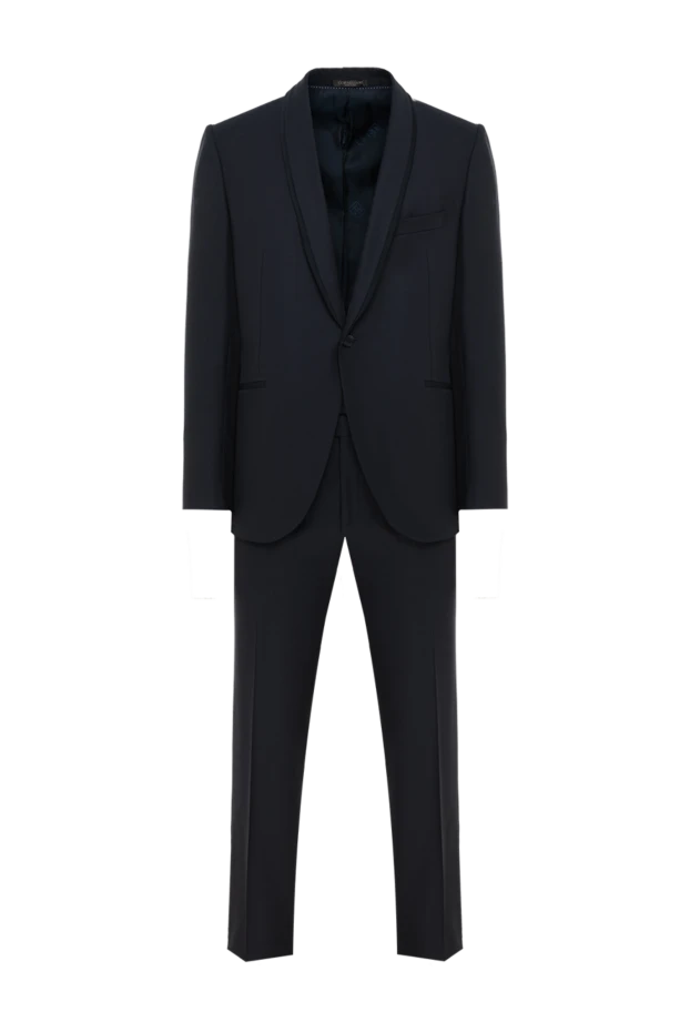 Corneliani классический костюм из натуральной шерсти с мягким блеском ткани 186565 - фото 1